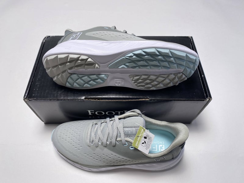 FootJoy FJ Flex XP Golf Shoes Gray White Women's SZ 8 (95424)