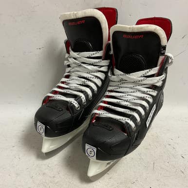 Used Bauer VAPOR X350 Intermediate Hockey Skate White/Black/Red Intermediate 5.0 11855-S000189830