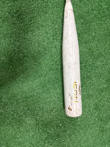 2023 Rawlings icon USSSA Certified Bat (-8) 23 oz 31" (Used)