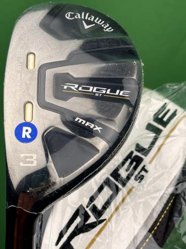 Callaway Rogue ST MAX 3-Hybrid 3H 18* LEFT Hand Tensei AV Blue Regular LH NEW!