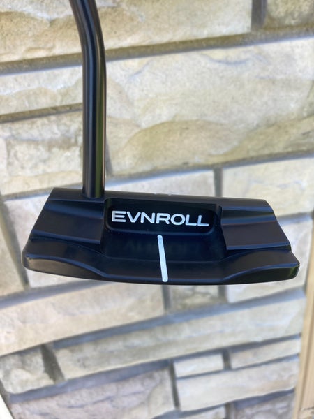 Black Evnroll Blade ER2 Mid Blade Black Right Handed Putter 34" (Used)