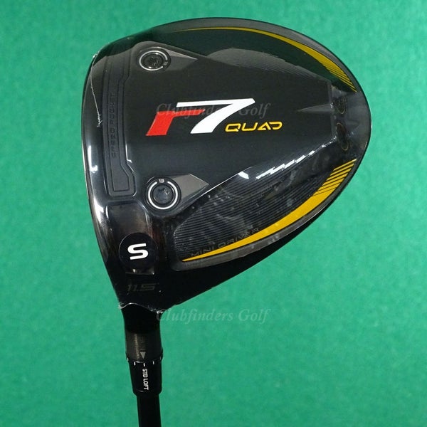 NEW LH TaylorMade r7 Quad 11.5 Mini Driver Fujikura Speeder Graphite Stiff & HC