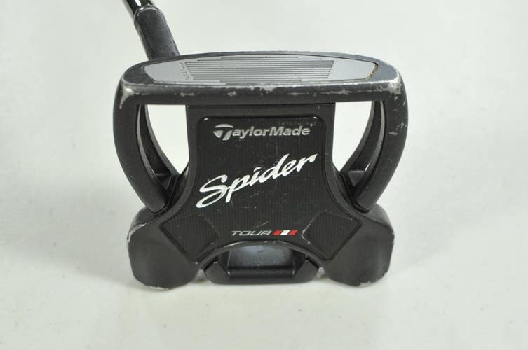 LEFT HANDED TaylorMade Spider Tour Black 34" Putter Steel #201594