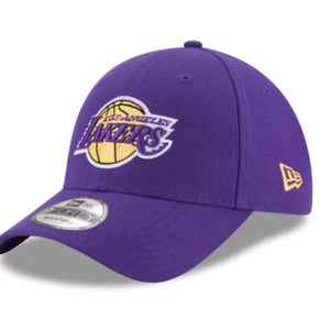 Los Angeles Lakers New Era Curved Brim 9FORTY NBA Purple Adjustable strapback