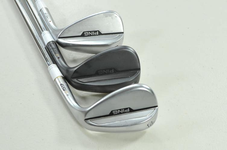 Ping S159 Chrome 50*, 54*, 60* Wedge Set Right DG S400 Stiff Steel # 201458