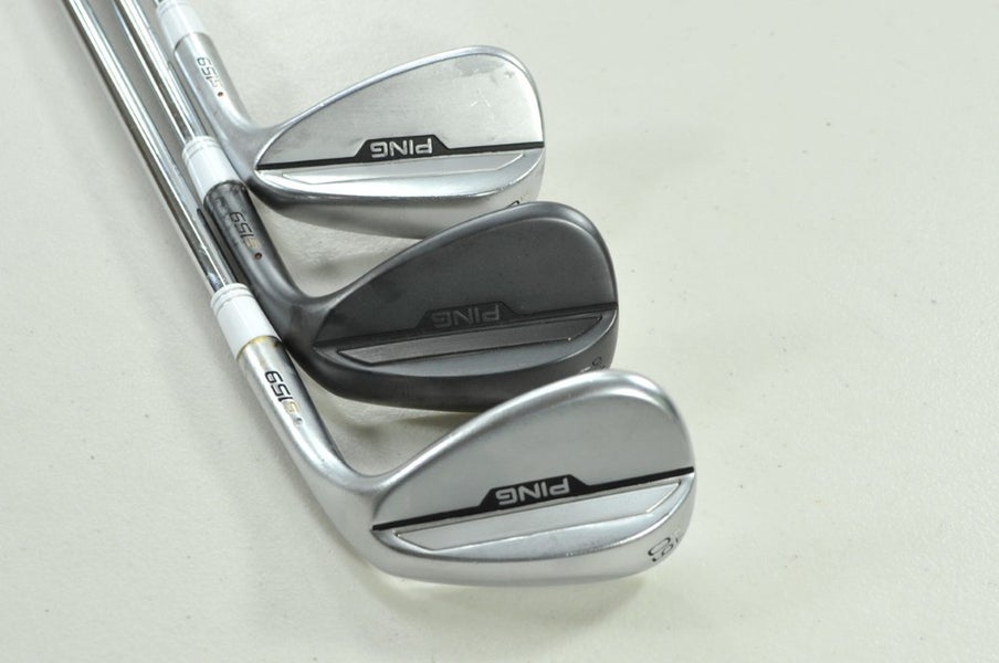 Ping S159 Chrome 50*, 54*, 60* Wedge Set Right DG S400 Stiff Steel # 201458