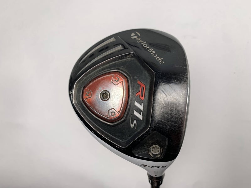 TaylorMade R11s 3 Fairway Wood 15.5* Aldila RIP Phenom Stiff Graphite Mens RH