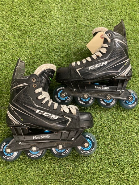 Senior CCM Ribcor 70K Inline Skates Extra Wide Width Size 8 (Used)