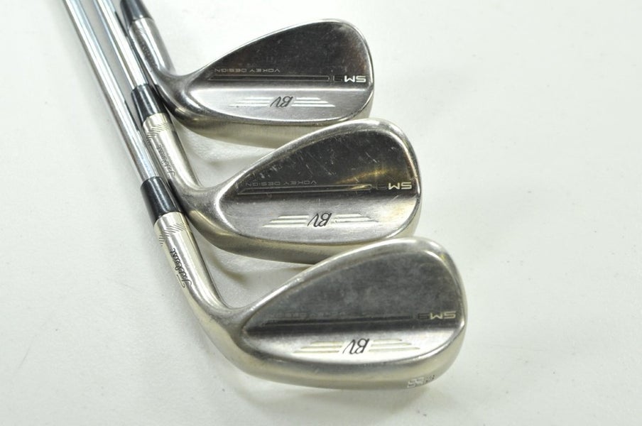 Titleist Vokey SM9 Brushed Steel 50*, 54*, 58* Wedge Set Right Steel # 201608