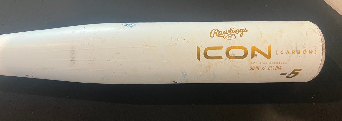 2024 Rawlings Icon Composite USSSA Certified Bat (-5) 25 oz 30" (Used)