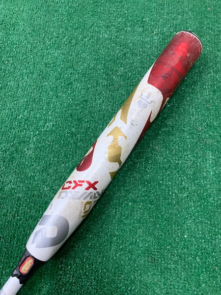 White 2018 DeMarini CFX Composite Bat (-10) Composite 23 oz 33" (Used)