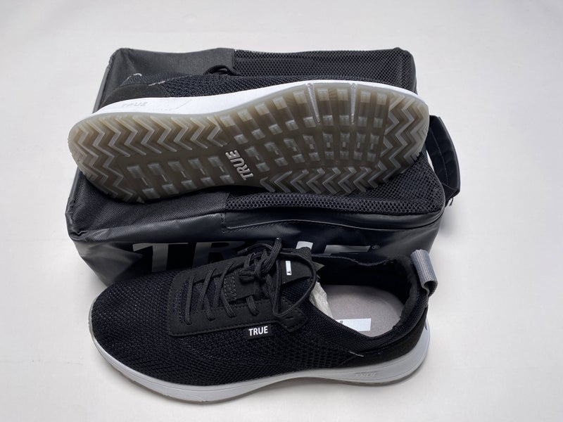 True Linkswear All Day Knit 3 Golf Shoes Onyx Black Men's SZ 10.5 (AD-K3-01)