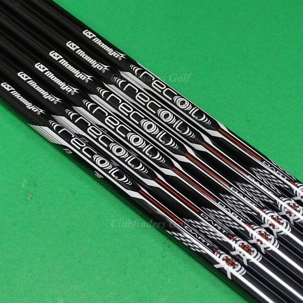 UST Mamiya Recoil DART F3 75 .370 Regular Pulled Graphite Iron Shafts SET OF 6
