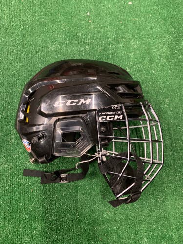 Black Medium CCM Tacks 310 Helmet (Used)