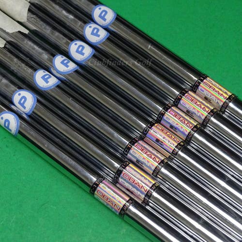 Oban CT-115 .355 Tapered Stiff Flex Pulled Steel Iron Shafts SET OF 7