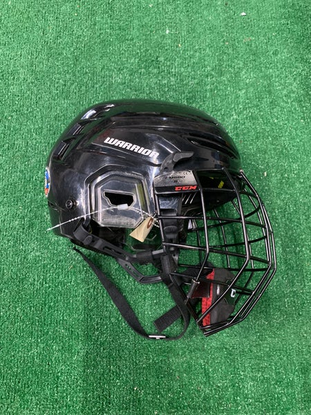 Black Medium Warrior Alpha One Pro Helmet (Used)