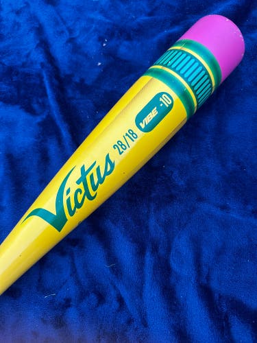 2024 Victus Vibe Alloy Bat USSSA Certified (-10) Alloy 18 oz 28" (Used)