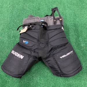 Black Junior Small Vaughn Velocity V9 Pro Hockey Goalie Pants (Used)