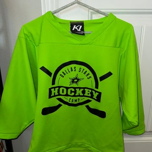 Green Dallas Stars Camp Medium Kids Unisex K1 Jersey (Used)