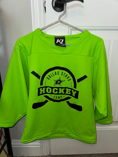 Green Dallas Stars Camp Medium Kids Unisex K1 Jersey (Used)