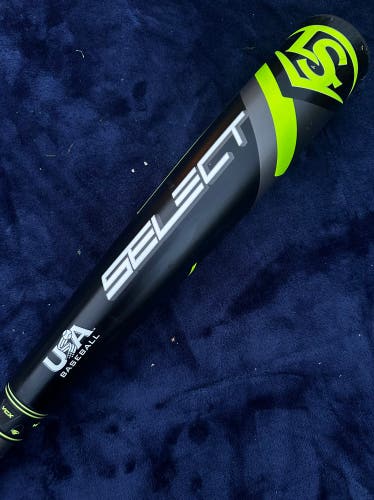 2020 Louisville Slugger Select Composite Bat USABat Certified (-10) Composite 20 oz 30" (Used)