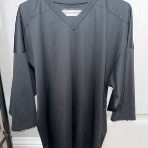 Black Goalie Cut Kids Unisex Jersey (Used)
