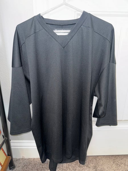 Black Goalie Cut Kids Unisex Jersey (Used)