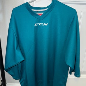 Blue Goalie Cut Kids Unisex CCM Jersey (Used)