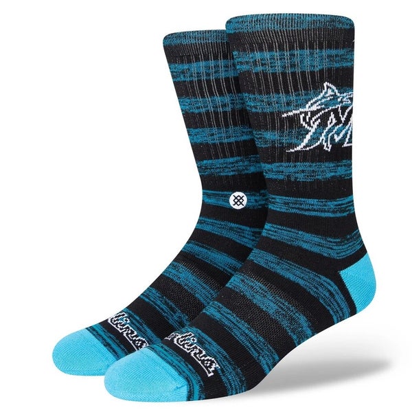 Stance Miami Marlins Twist Crew MLB Large 9-13 Sock