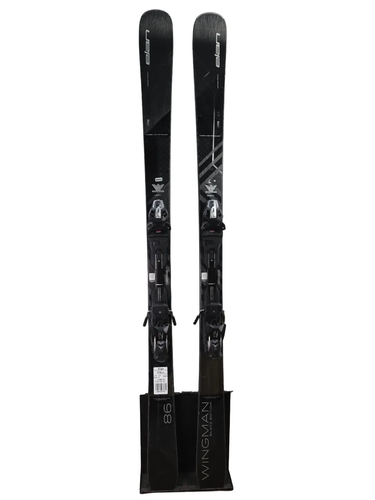Used 2024 Elan Wingman 86 Black Edition Skis (178cm) w/ EMX 12 Bindings