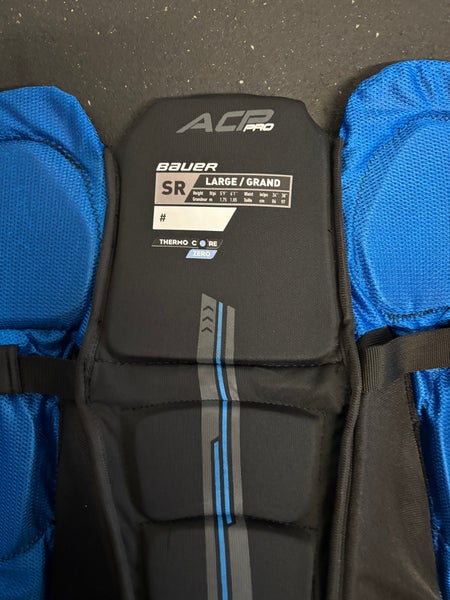 Like new Large Bauer Supreme ACP Pro Girdle with Bauer girdle shell.