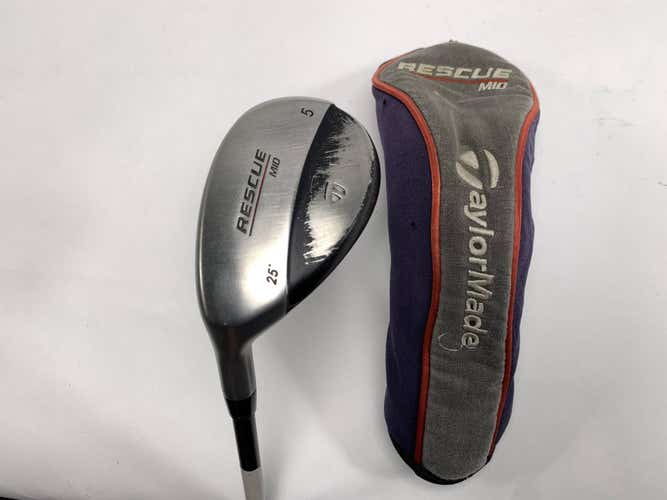 TaylorMade Rescue Mid 5 Hybrid 25* Regular Graphite Mens LH HC