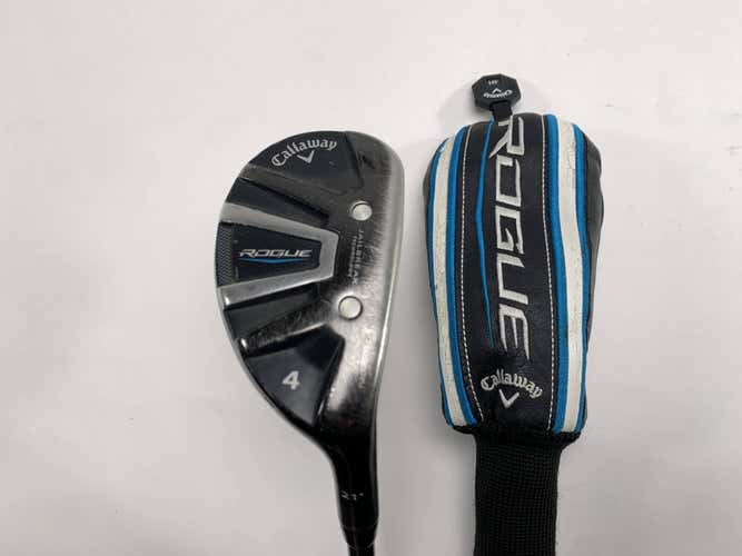 Callaway Rogue 4 Hybrid 21* Aldila Synergy 60g Stiff Graphite Mens RH HC