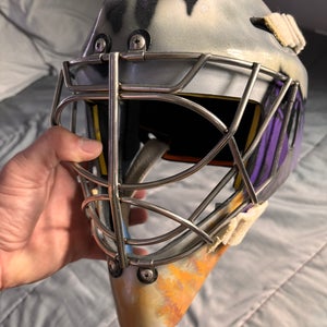 Custom goalie helmet ( lightest helmet ever )