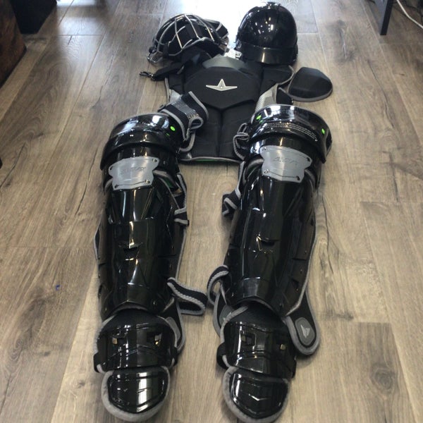 All Star MVP Pro Catcher's Set Traditional Mask Black Gray  (Gently Used)