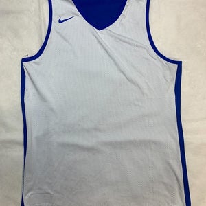 Nike One Ply Open Gym Reversible Basketball Jersey Men's M Blue White HM9957