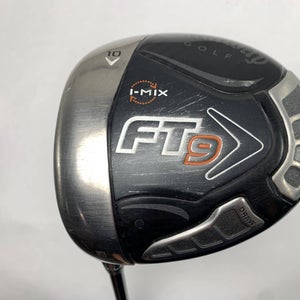 Callaway FT-9 Driver 10* Fujikura ZCOM T-35 Stiff Graphite Mens LH