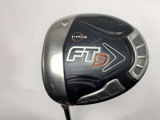 Callaway FT-9 Driver 10* Fujikura ZCOM T-35 Stiff Graphite Mens LH