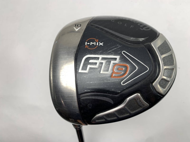 Callaway FT-9 Driver 10* Fujikura ZCOM T-35 Stiff Graphite Mens LH