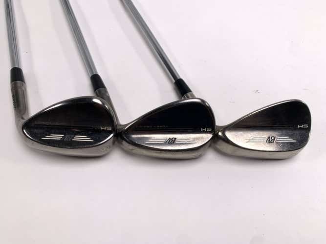 Titleist Vokey SM9 Brushed Steel Wedge Set 50* 8 | 54* 10 | 58* 12 Wedge Mens RH
