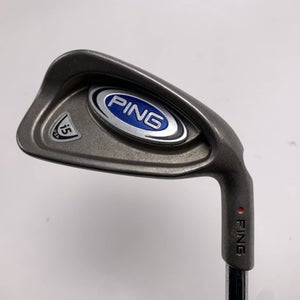 Ping i5 Single 6 Iron Red Dot 1* Flat Regular Steel Mens RH