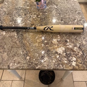 2025 Rawlings Icon Composite USSSA Certified Bat (-8) 22 oz 30" (Used)
