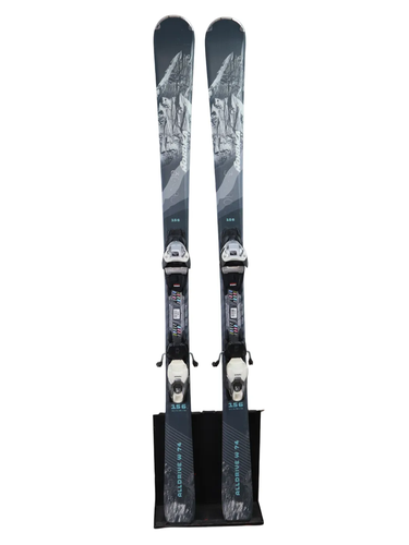 Used 2022 Nordica Alldrive W 74 Skis (156cm) w/ Marker 10 Bindings