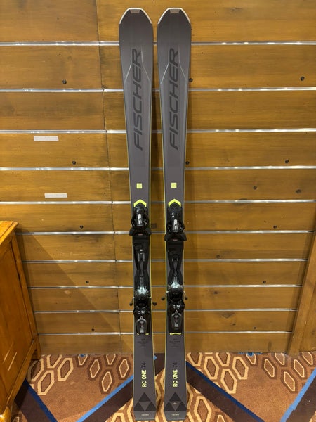 New 2023 Fischer RC One 74 skis with bindings 167cm