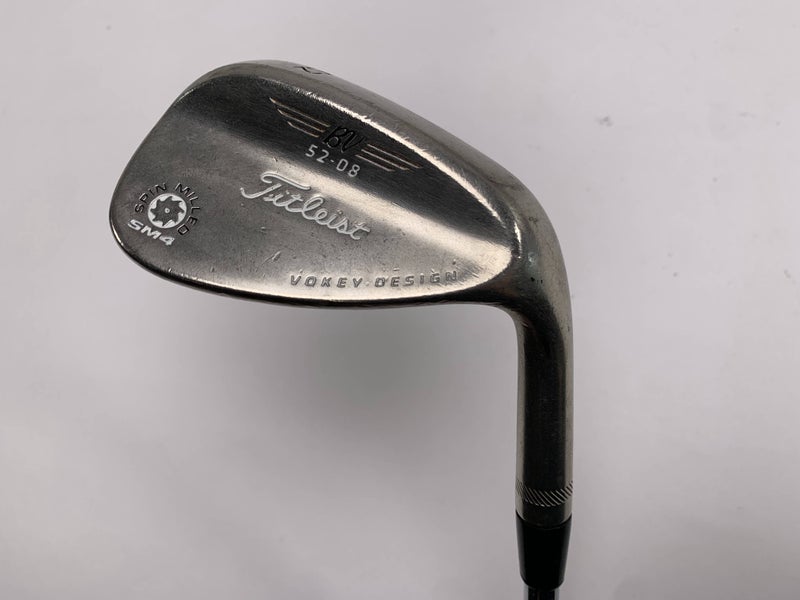 Titleist Vokey Spin Milled SM4 Chrome Gap Wedge GW 52* 8 TT Dynalite Mens RH