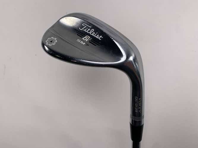 Titleist Vokey SM7 Tour Chrome Lob Wedge LW 60* 10 Bounce S-Grind Wedge Mens RH