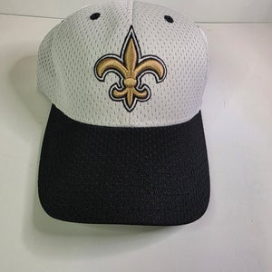 VGUC Mens Reebok New Orleans Saints Mesh Adjustable Hat Cap White