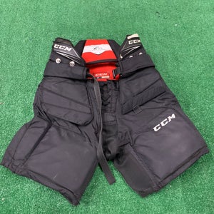 Black Junior Large CCM E2.5 Hockey Goalie Pants (Used)