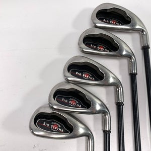 Callaway Big Bertha 2002 Iron Set 4-8 RCH 75i Regular Graphite Mens RH