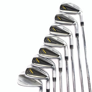 TaylorMade RocketBladez Iron Set 4-PW+GW RocketFuel Stiff Steel Mens RH